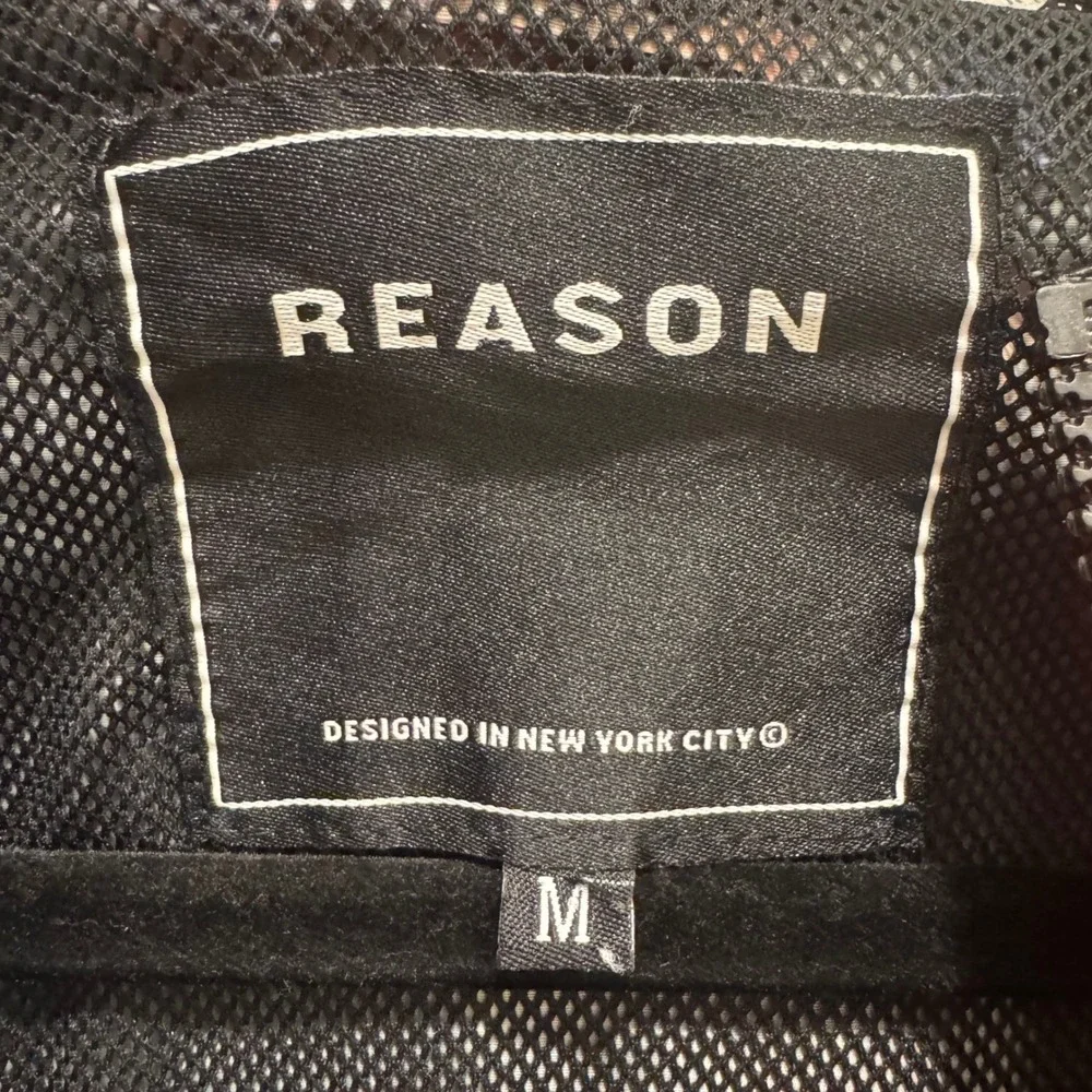 Reason Brand Floral Panther Windbreaker Jacket Hoodie Anorak Medium‎ Streetwear